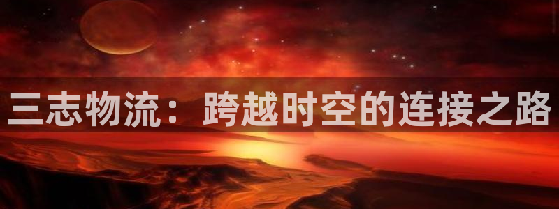 ,优游国际辅助:三志物流:跨越时空的