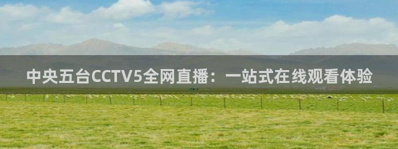 黑白体育直播高清免费观看：中央五台CCTV5全网直播：一站式在线观看体验