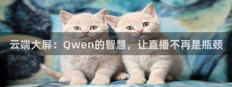 黑白足球直播体育在线观看：云端大屏：Qwen的智慧，让直播不再是瓶颈