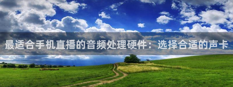 黑白体育nba直播下载：最适合手机直播的音频处理硬件：选择合适的声卡