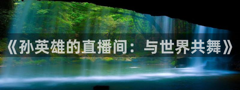 黑白直播体育在线观看nba：《孙英雄的直播间：与世界共舞》