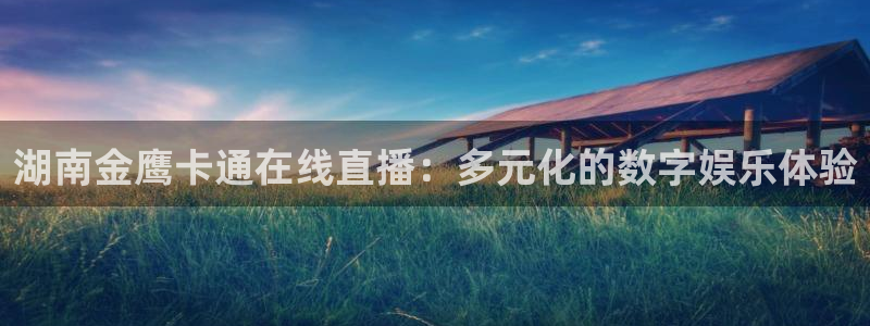 黑白直播体育篮球：湖南金鹰卡通在线直播：多元化的数字娱乐体验
